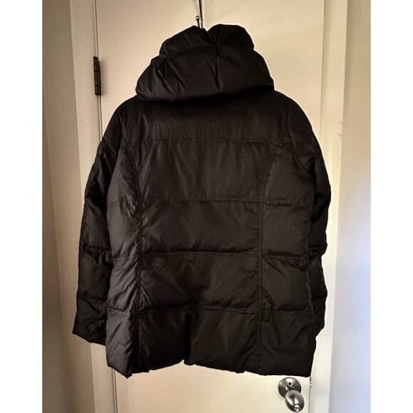 DKNY Women's Mid Length Puffer Black Winter Coat Size Large - Picture 2 of 4